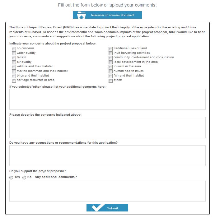 Comment Form